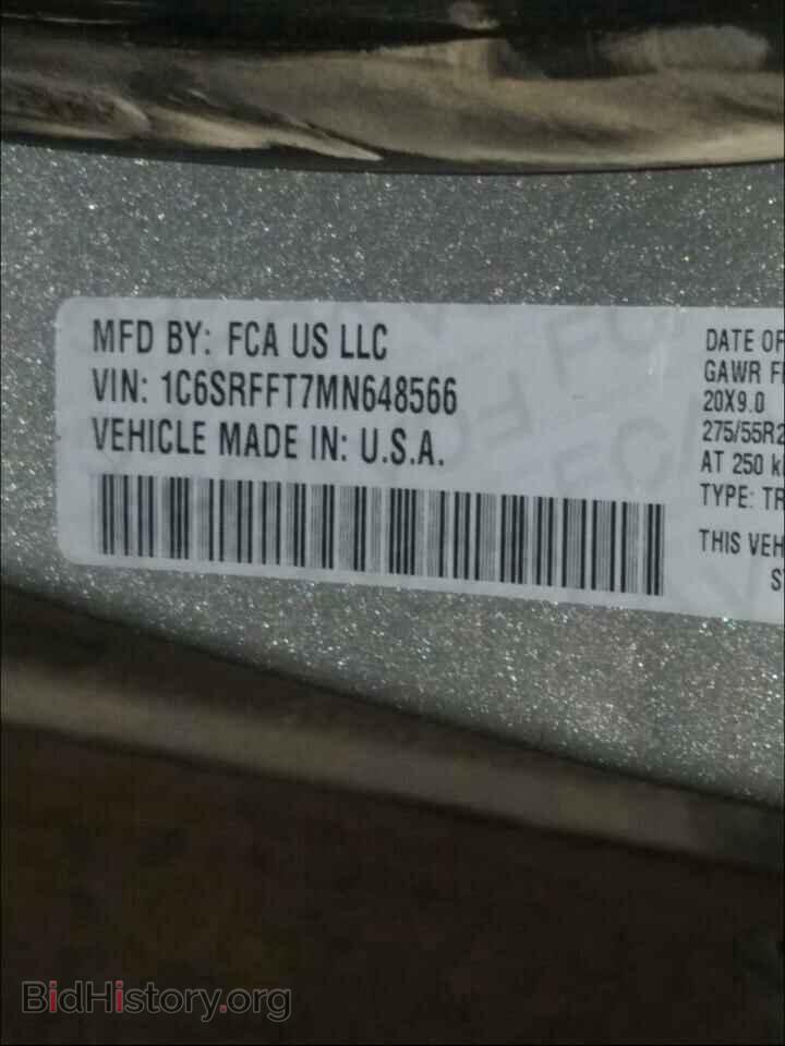 2021 RAM 1500 - VIN: 1C6SRFFT7MN648566 - Photo 10