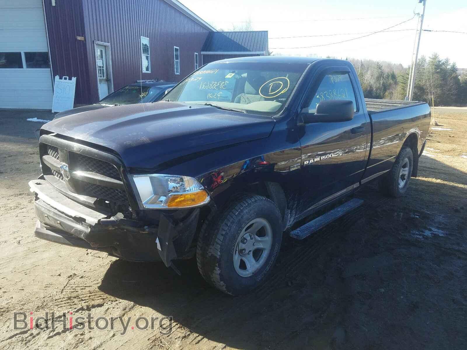 2012 DODGE RAM 1500 - VIN: 3C6JD7DT7CG169378 - Фото 2