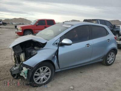 2013 Mazda 2, синий — VIN JM1DE1KY3D0169804, Copart