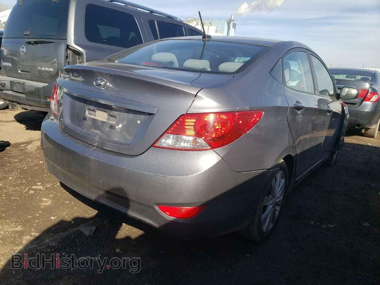 2014 HYUNDAI ACCENT - VIN: KMHCU4AE9EU753752 - Фото 4