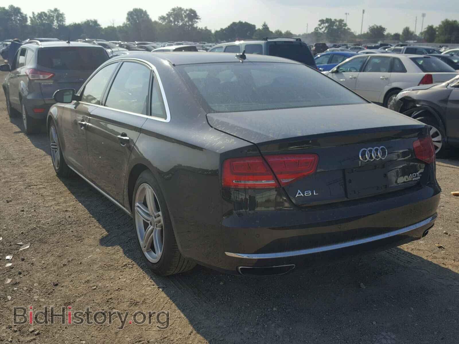 2014 AUDI A8 - VIN: WAUR2AFD9EN013290 - Фото 3