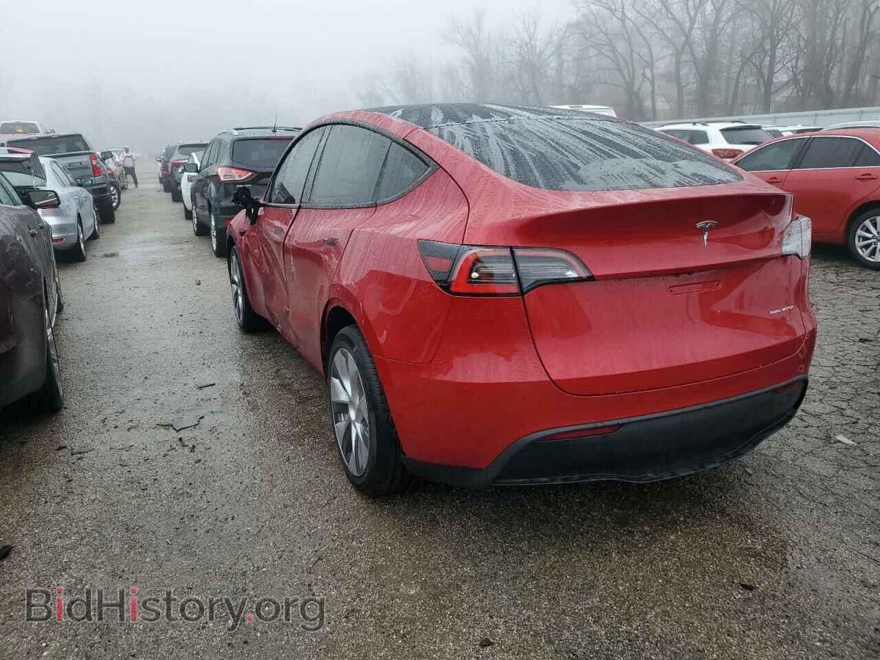 2021 TESLA MODEL Y - VIN: 5YJYGDEE2MF069497 - Фото 2