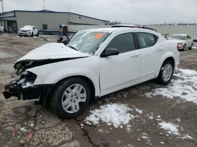 2013 Dodge AVENGER Avenger SE, белый — VIN 1C3CDZAB5DN519323, Copart