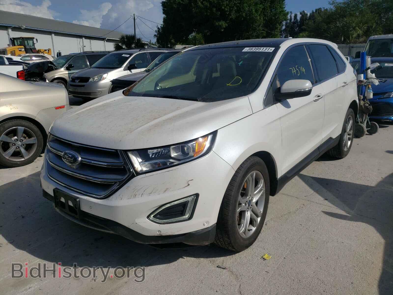 2015 FORD EDGE - VIN: 2FMPK3K82FBB08085 - Фото 2