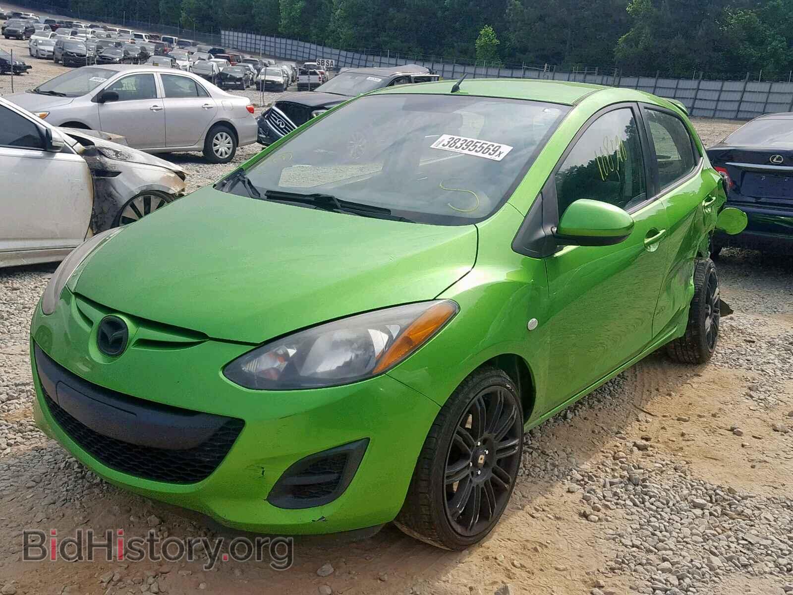 2013 MAZDA 2 - VIN: JM1DE1KY9D0163506 - Фото 2