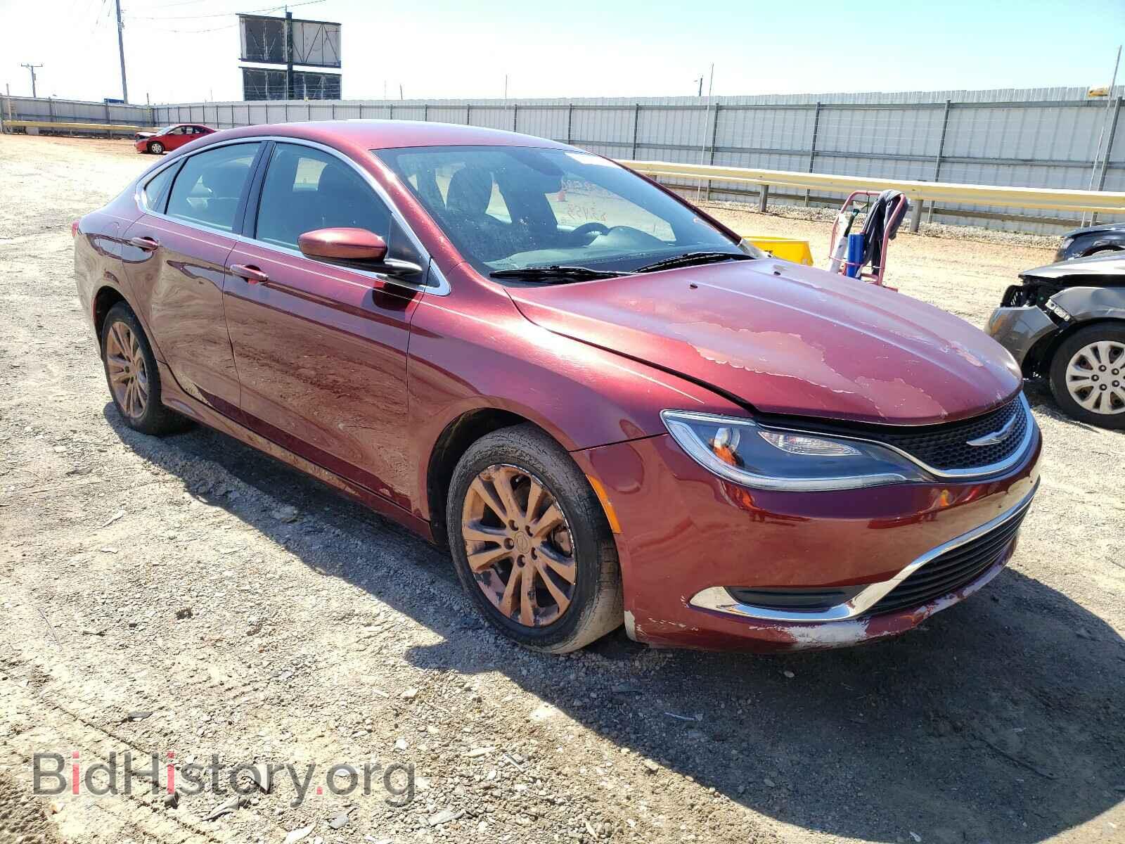 Фотография 1C3CCCAB7GN171769 - CHRYSLER 200 2016
