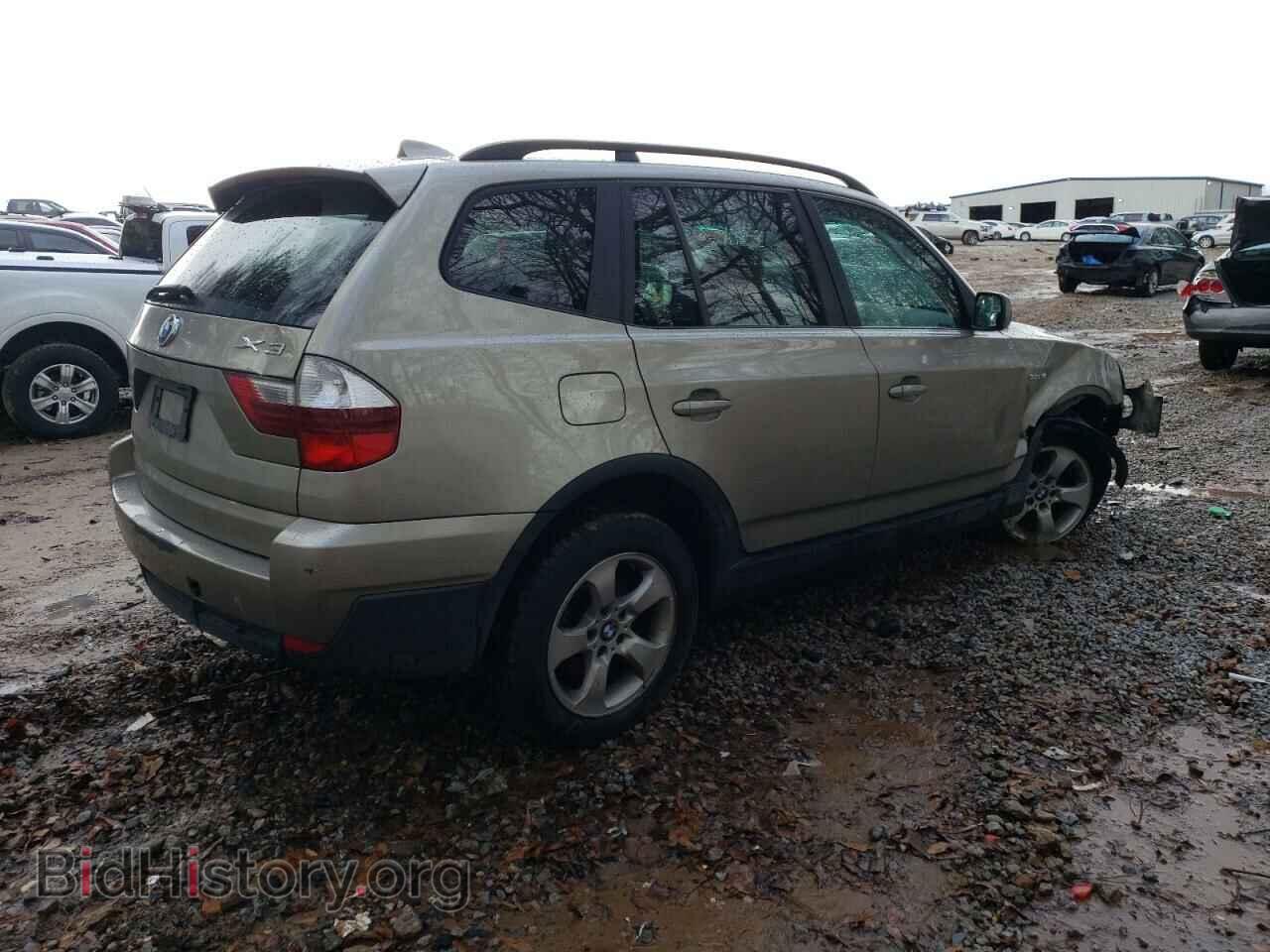 2007 BMW X3 - VIN: WBXPC93457WF21589 - Фото 3