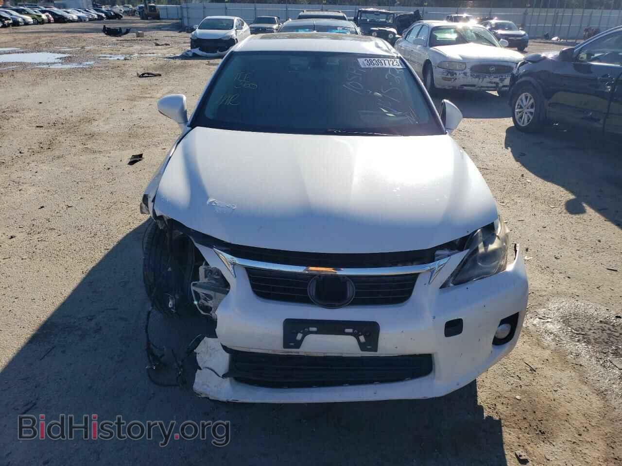 2012 LEXUS CT 200 - VIN: JTHKD5BH6C2105193 - Фото 5