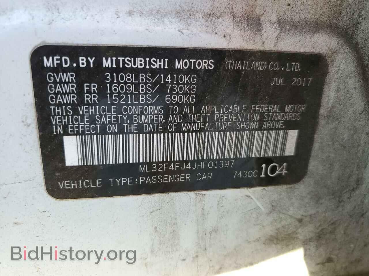 2018 MITSUBISHI MIRAGE - VIN: ML32F4FJ4JHF01397 - Фото 12