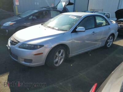 2007 Mazda 6 I, серебристый — VIN 1YVHP80C375M32497, Copart