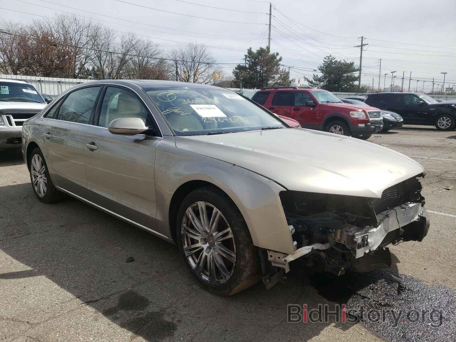 Photo WAUR2AFD1DN019289 - AUDI A8 2013