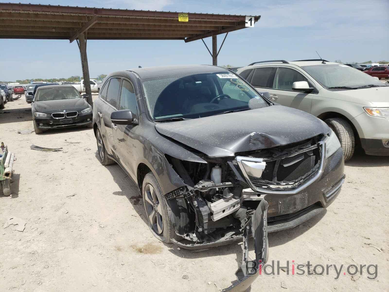 Photo 5FRYD4H2XGB043579 - ACURA MDX 2016