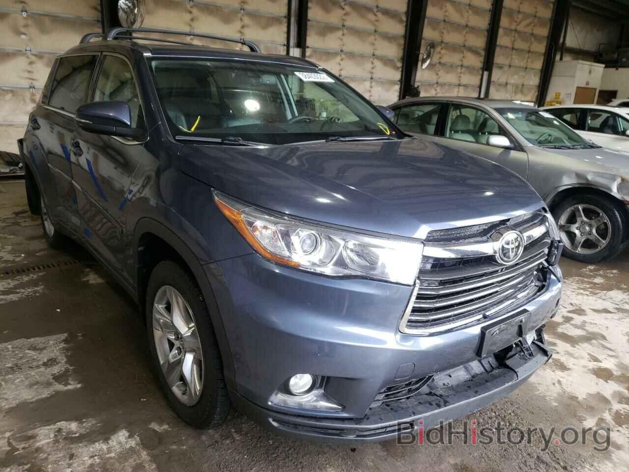 Фотография 5TDDKRFH1GS251579 - TOYOTA HIGHLANDER 2016