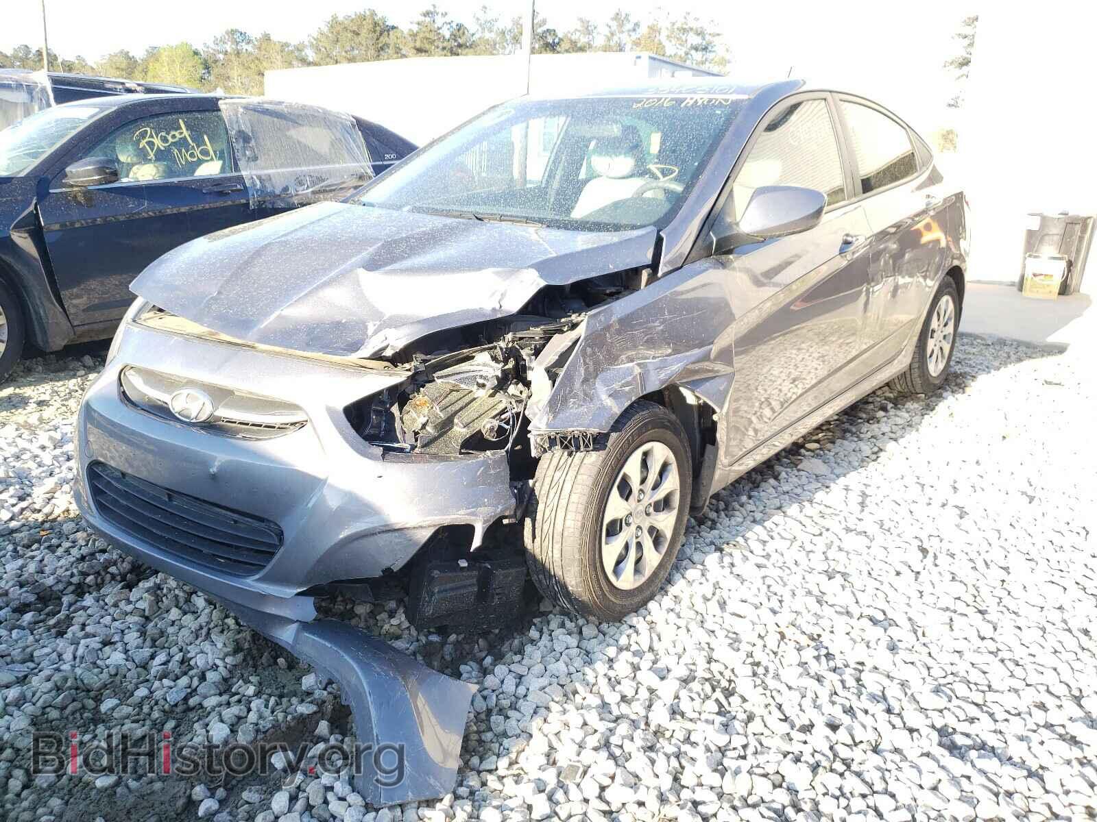 2016 HYUNDAI ACCENT - VIN: KMHCT4AE0GU131076 - Фото 2