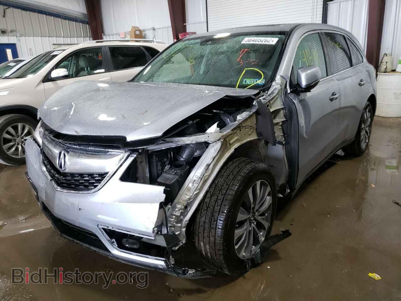 2016 ACURA MDX - VIN: 5FRYD4H41GB022668 - Фото 2