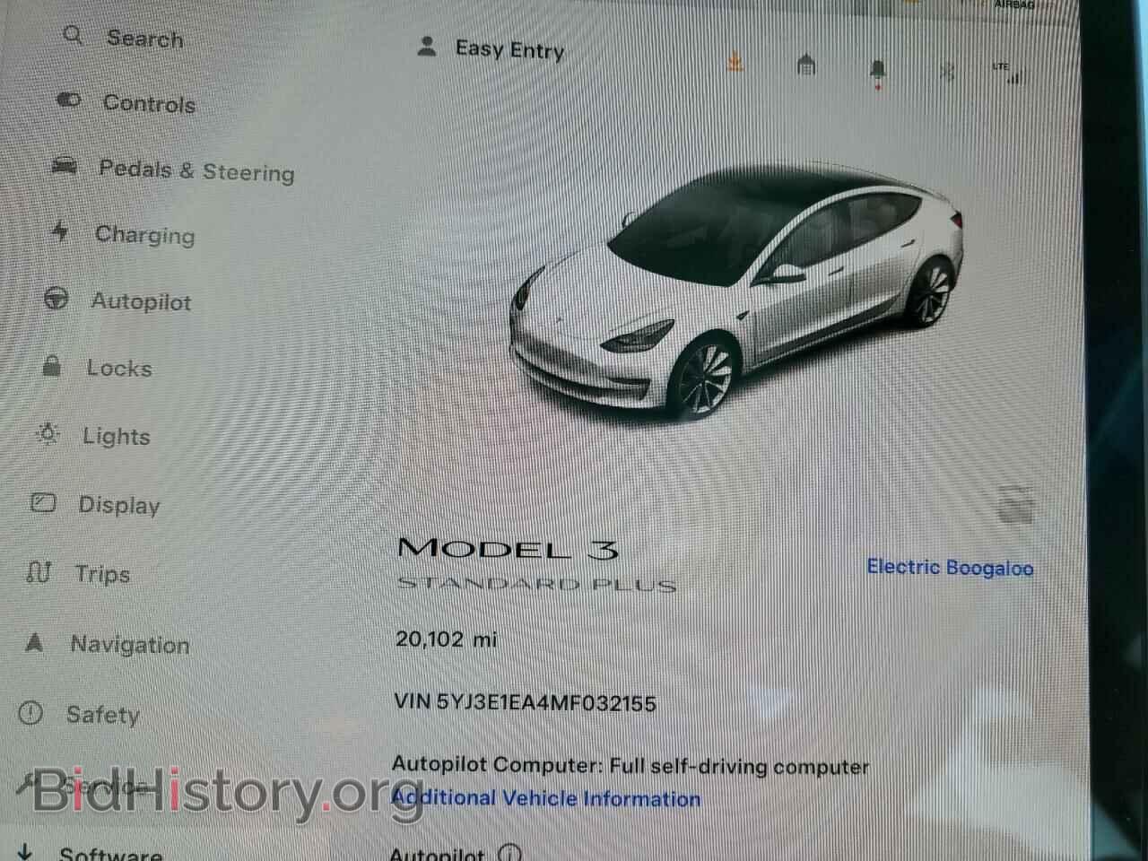 2021 TESLA MODEL 3 - VIN: 5YJ3E1EA4MF032155 - Photo 9