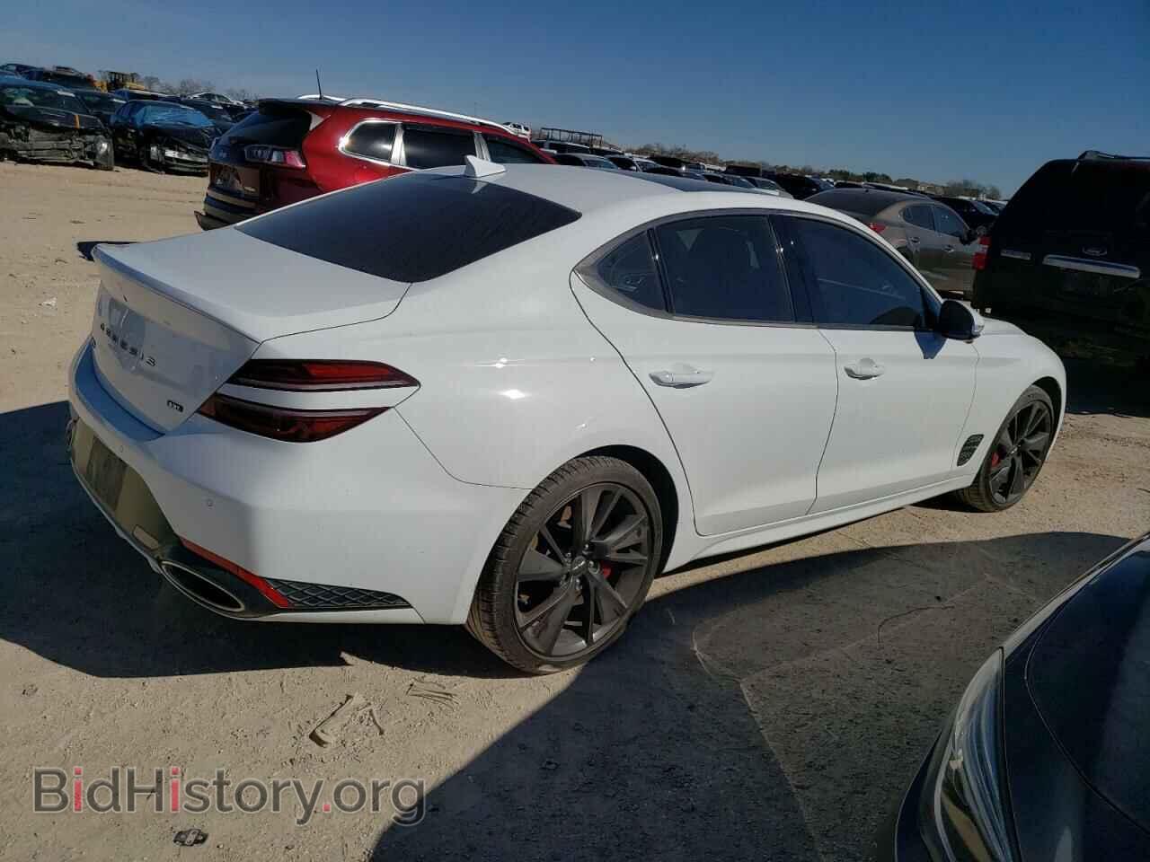 2022 GENESIS G70 BASE - VIN: KMTG54TE2NU098674 - Фото 3