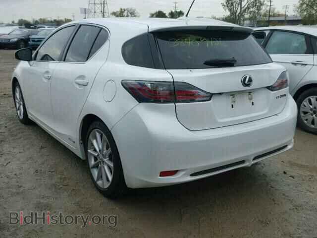 2012 LEXUS CT 200 - VIN: JTHKD5BH2C2103733 - Фото 3