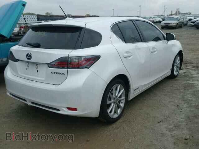 2012 LEXUS CT 200 - VIN: JTHKD5BH2C2103733 - Фото 4