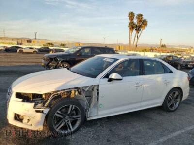 2018 Audi A4 Premium Plus, белый — VIN WAULMAF42JA094392, Copart