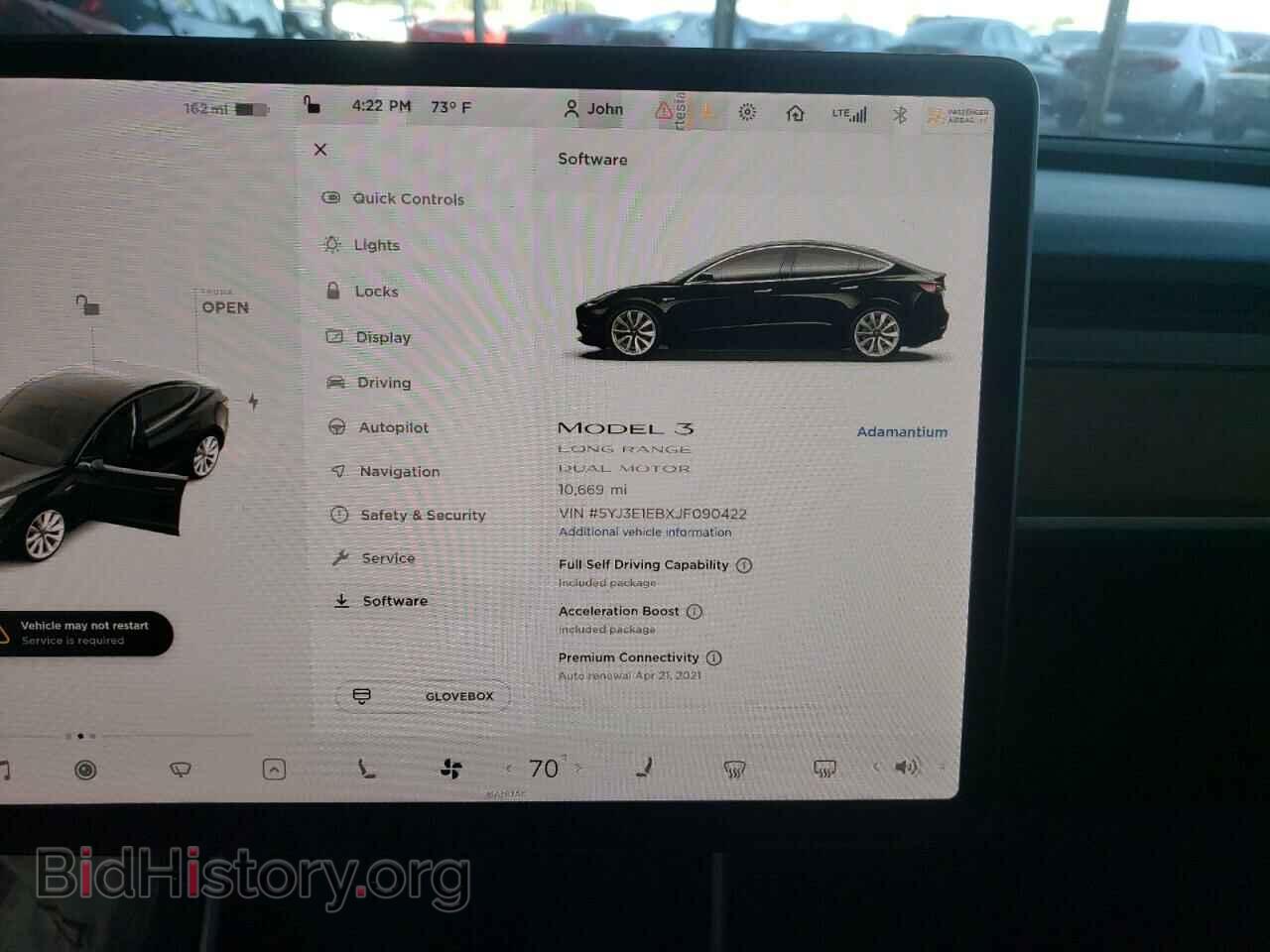 2018 TESLA MODEL 3 - VIN: 5YJ3E1EBXJF090422 - Photo 8