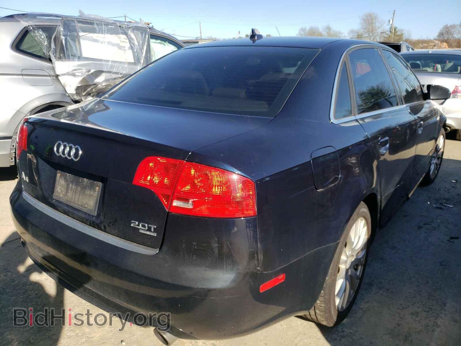 2008 AUDI A4 - VIN: WAUDF78E98A158302 - Фото 4