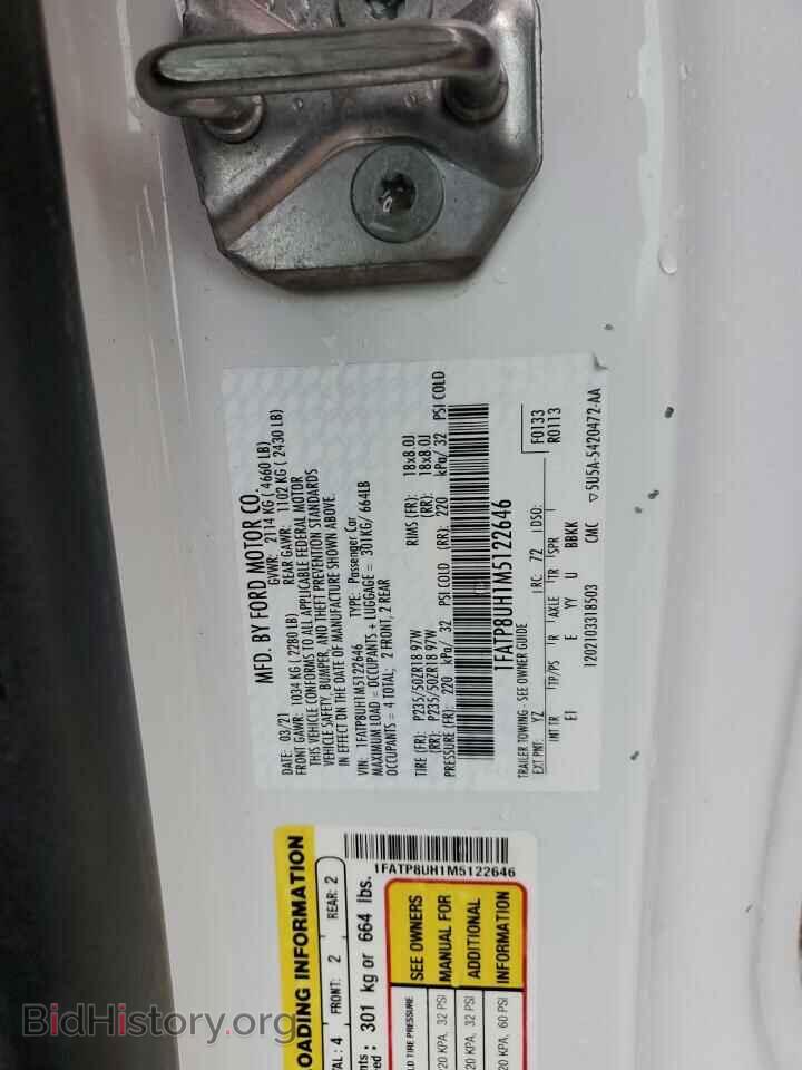 2021 FORD ALL Models - VIN: 1FATP8UH1M5122646 - Photo 12