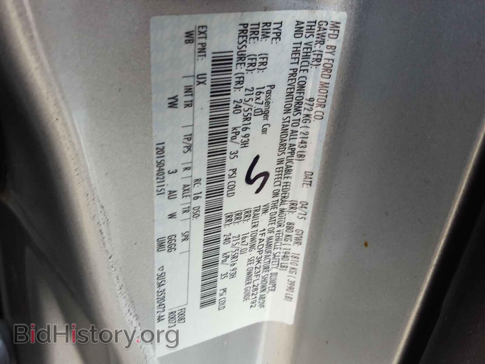 2015 FORD FOCUS - VIN: 1FADP3K23FL282192 - Фото 10