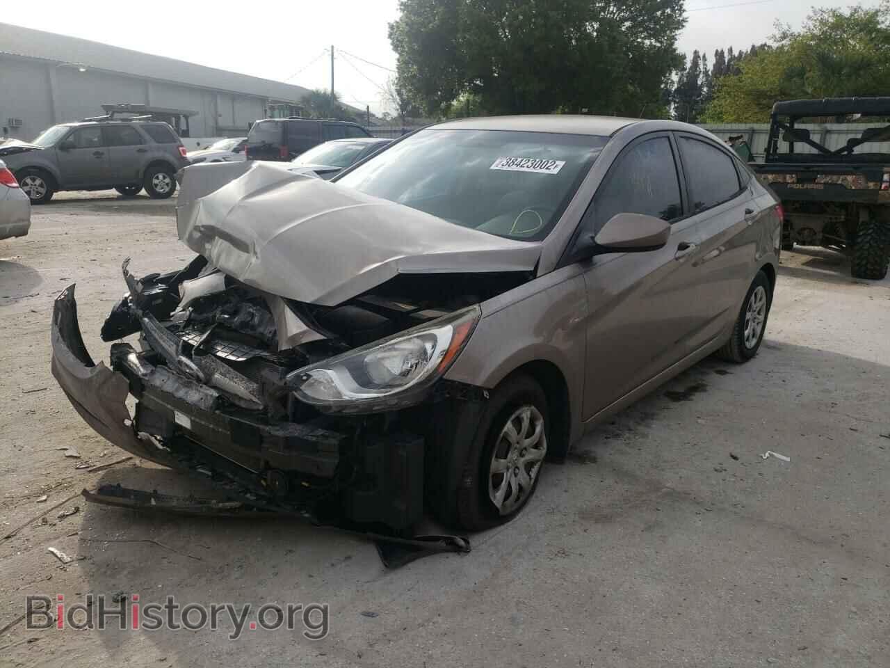 2014 HYUNDAI ACCENT - VIN: KMHCT4AE7EU733812 - Фото 2