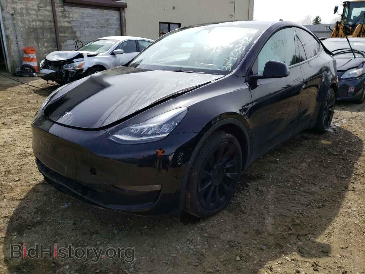 2021 TESLA MODEL Y - VIN: 5YJYGAEE1MF144513 - Фото 2