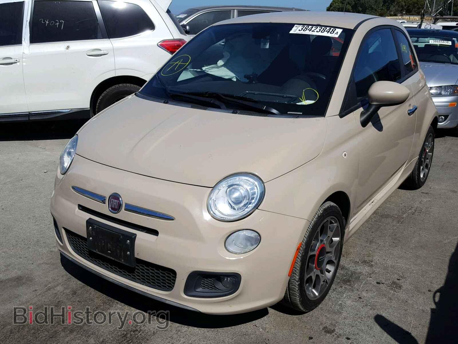 2012 FIAT 500 - VIN: 3C3CFFBR9CT311769 - Фото 2