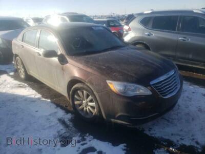2013 Chrysler 200 200 Tourin, коричневый — VIN 1C3CCBBB6DN615275, Copart