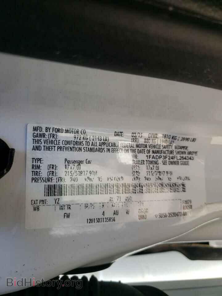 2015 FORD FOCUS - VIN: 1FADP3F24FL264343 - Photo 10
