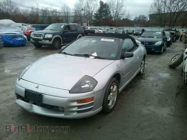 2001 MITSUBISHI ECLIPSE - VIN: 4A3AE85HX1E082064 - Фото 2