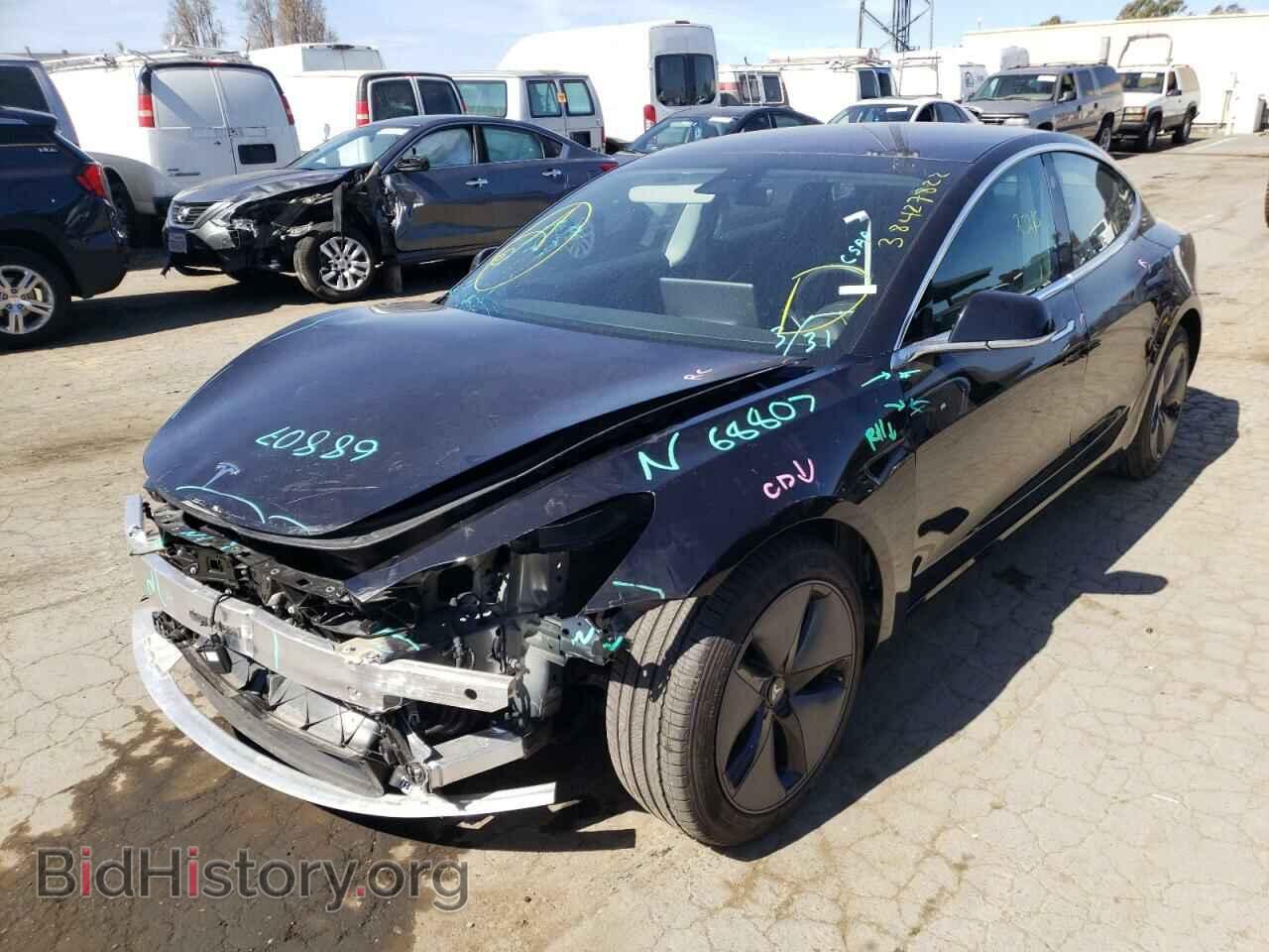 2018 TESLA MODEL 3 - VIN: 5YJ3E1EB7JF110593 - Фото 2