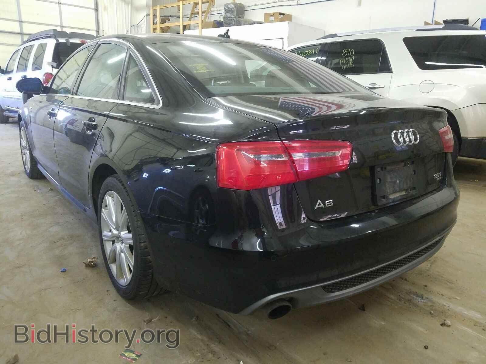 2013 AUDI A6 - VIN: WAUHGAFC2DN043024 - Фото 3