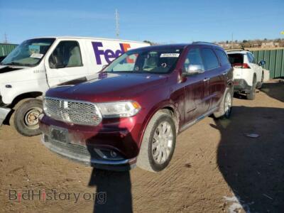 2016 Dodge DURANGO Citadel, красный — VIN 1C4RDJEG2GC467887, Copart