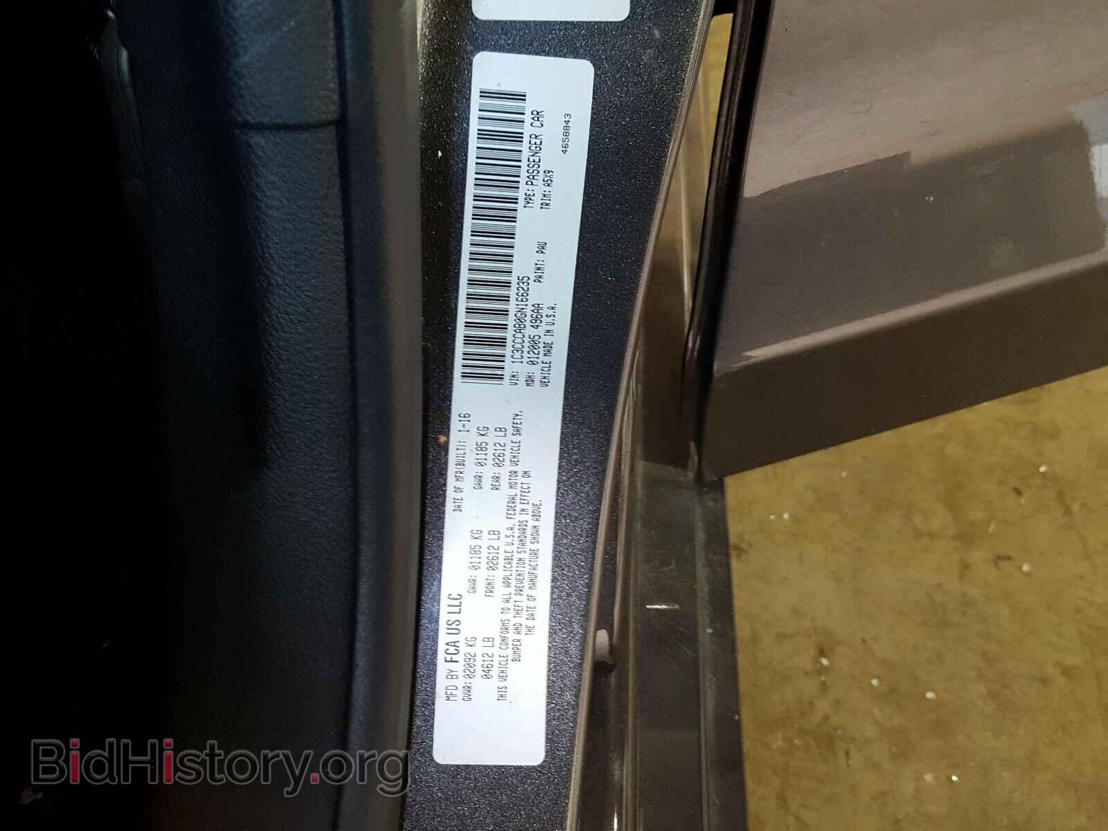 2016 CHRYSLER 200 - VIN: 1C3CCCAB0GN166235 - Photo 10