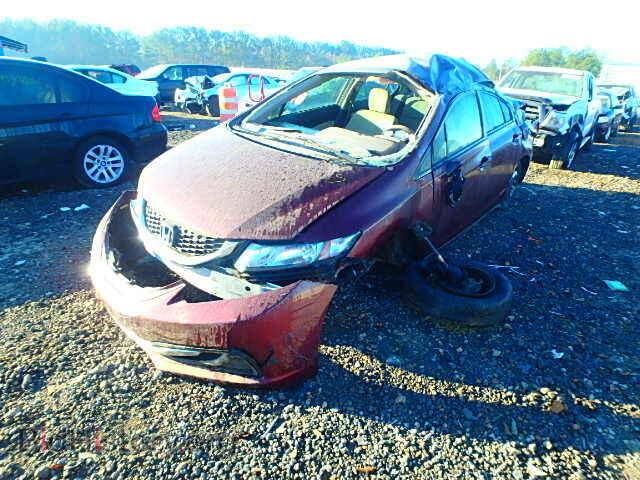 2013 HONDA CIVIC - VIN: 19XFB2F59DE020862 - Фото 2