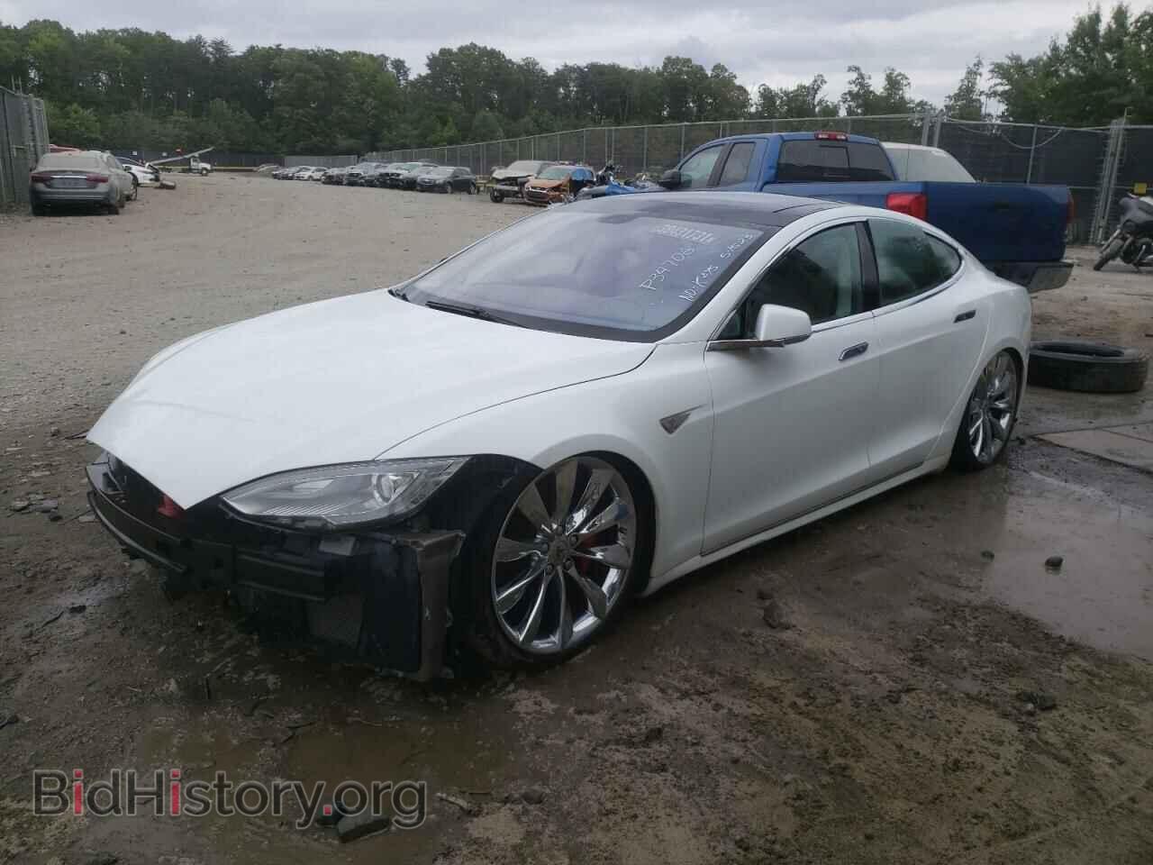 2014 TESLA MODEL S - VIN: 5YJSA1H12EFP34706 - Photo 2