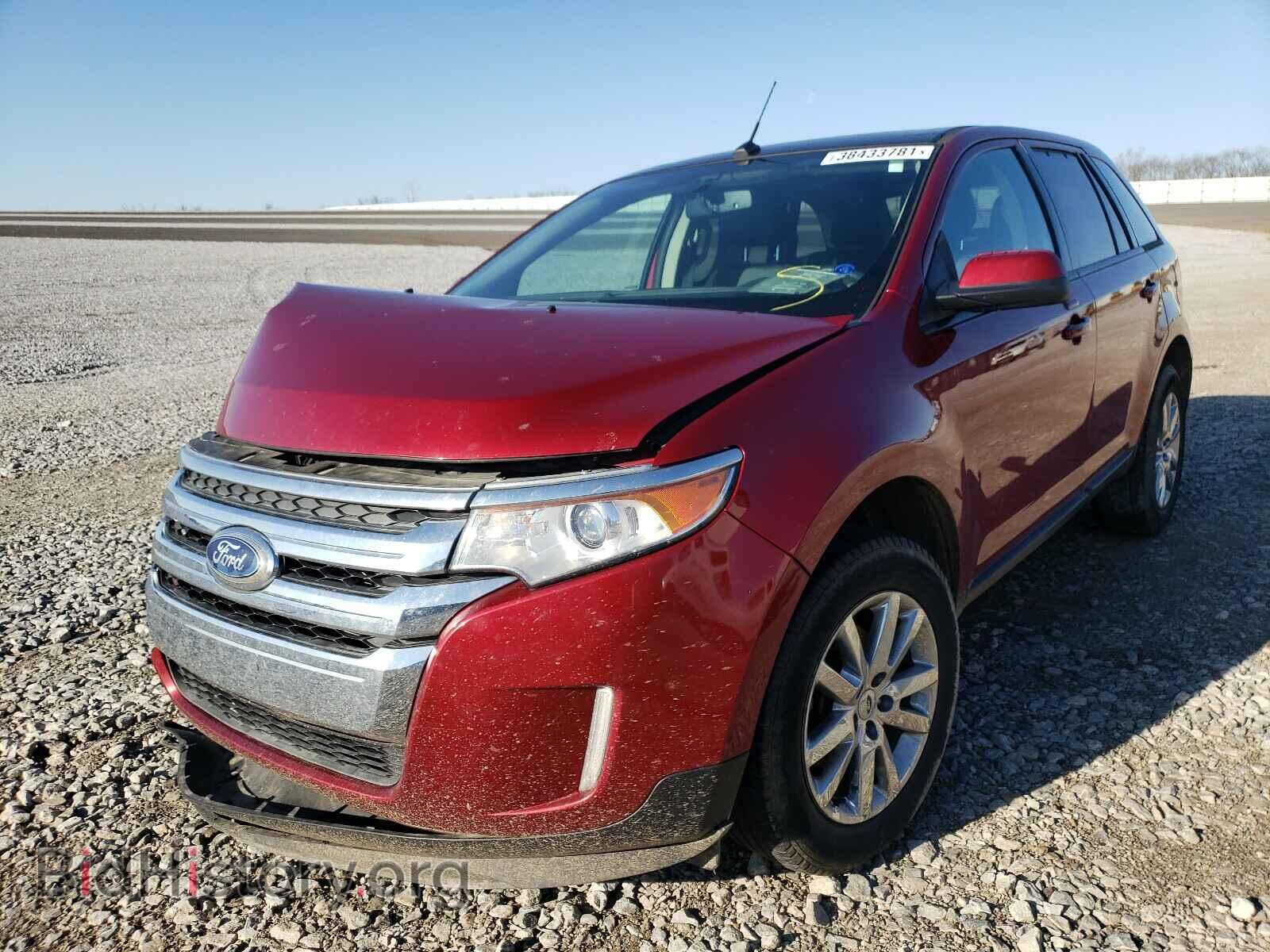 2013 FORD EDGE - VIN: 2FMDK3JC0DBC65555 - Фото 2