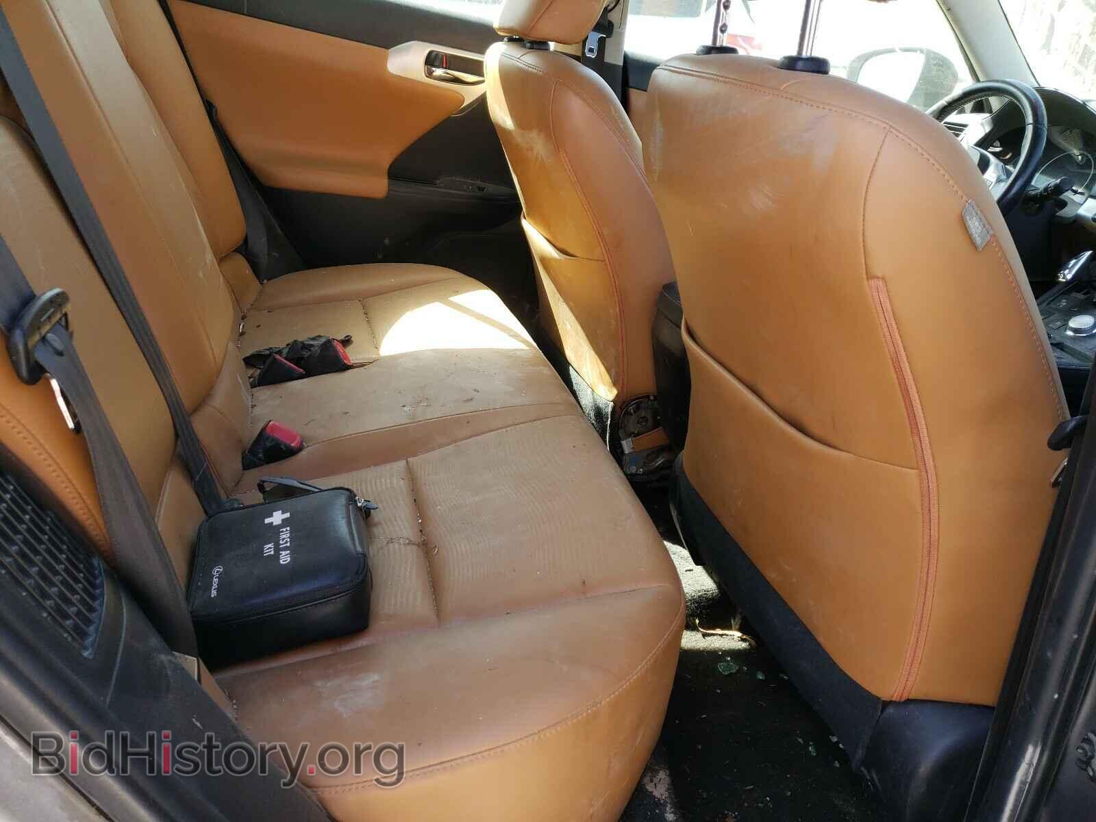 2012 LEXUS CT 200 - VIN: JTHKD5BH0C2056640 - Фото 6