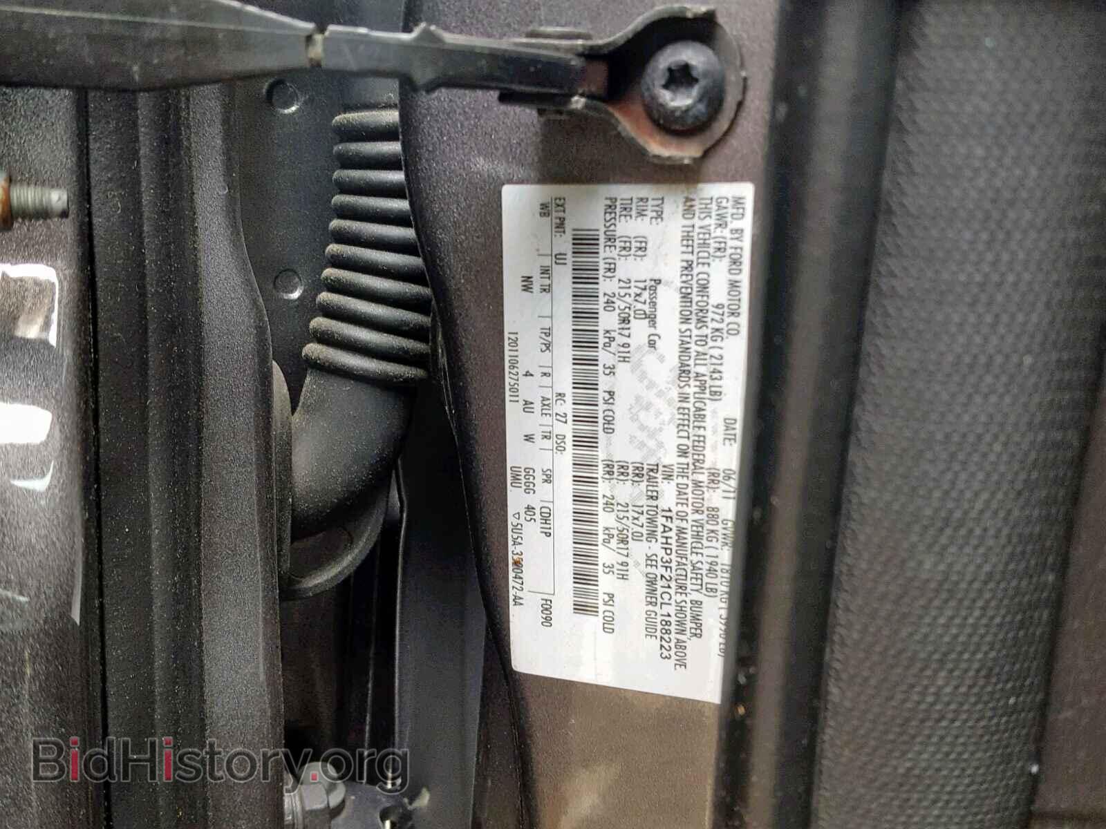 2012 FORD FOCUS SE - VIN: 1FAHP3F21CL188223 - Фото 10