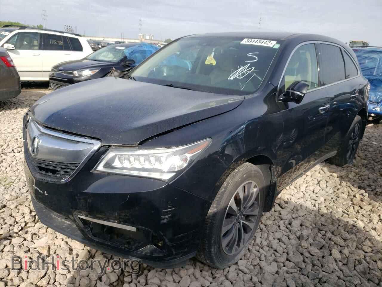 2014 ACURA MDX - VIN: 5FRYD4H43EB001432 - Фото 2