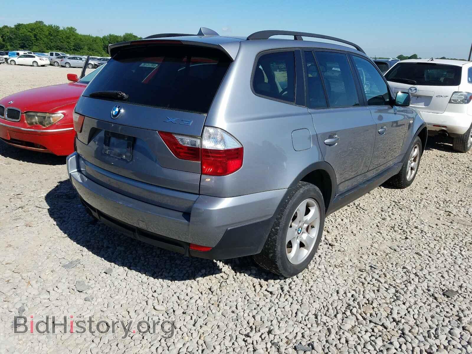 2008 BMW X3 - VIN: WBXPC93408WJ02483 - Фото 4