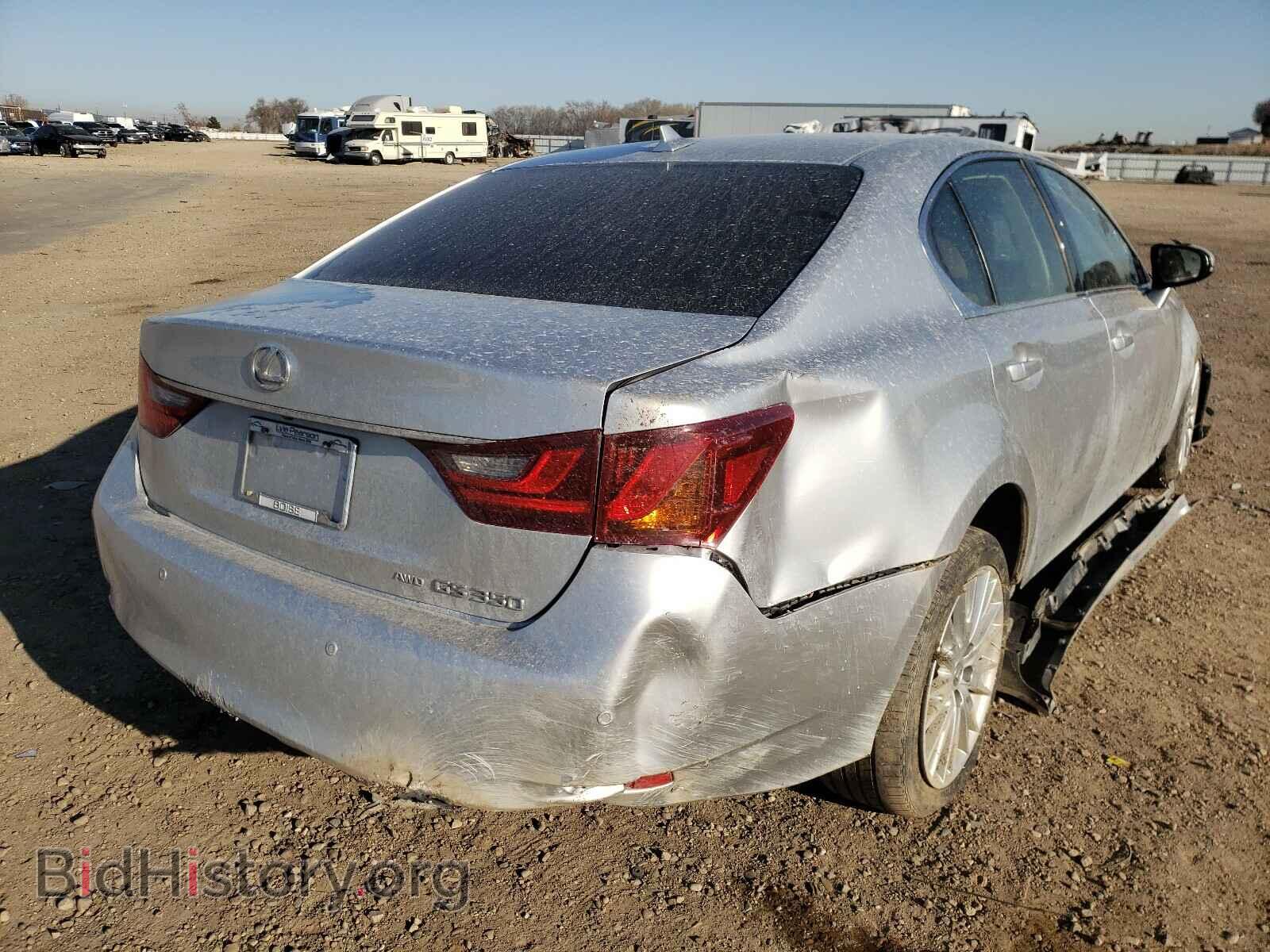 2013 LEXUS GS350 - VIN: JTHCE1BL9D5011565 - Фото 4