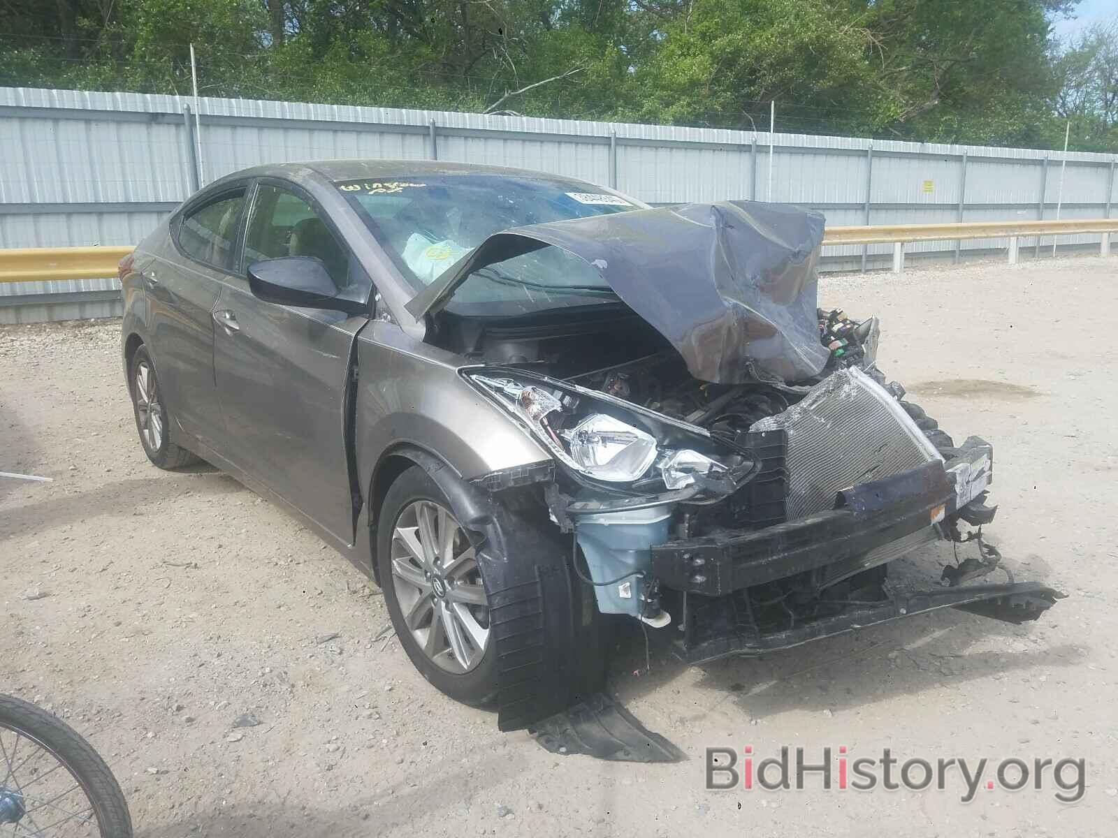 Photo 5NPDH4AE0EH463343 - HYUNDAI ELANTRA 2014