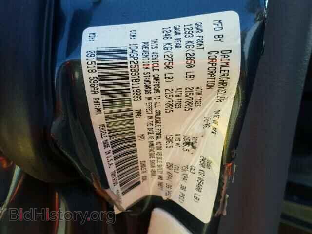 2007 DODGE CARAVAN - VIN: 1D4GP25B97B119893 - Фото 10