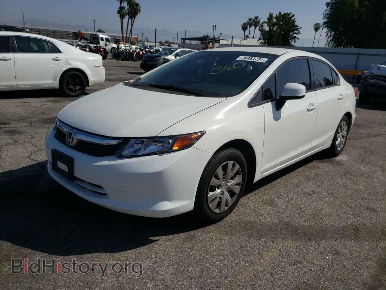2012 HONDA CIVIC - VIN: 2HGFB2F52CH576774 - Фото 2