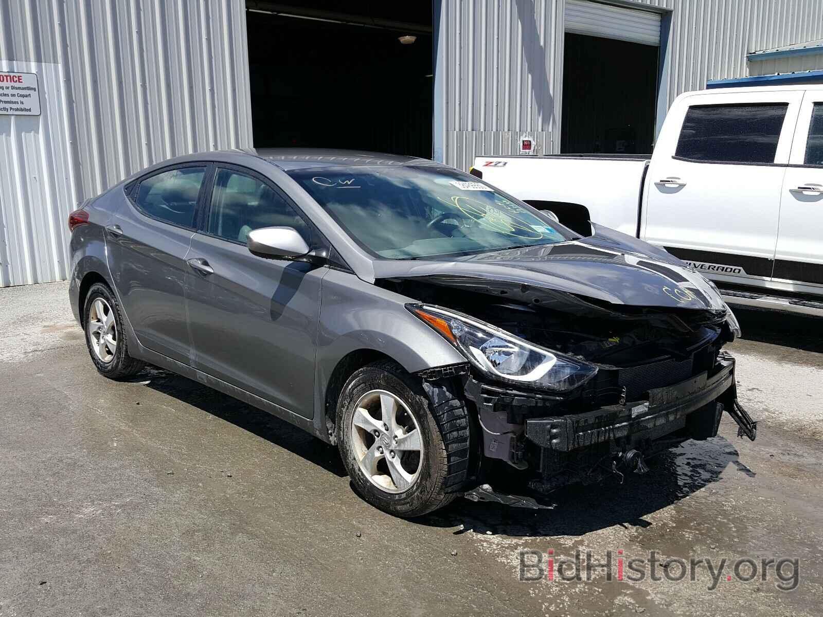 Photo 5NPDH4AEXEH467075 - HYUNDAI ELANTRA 2014